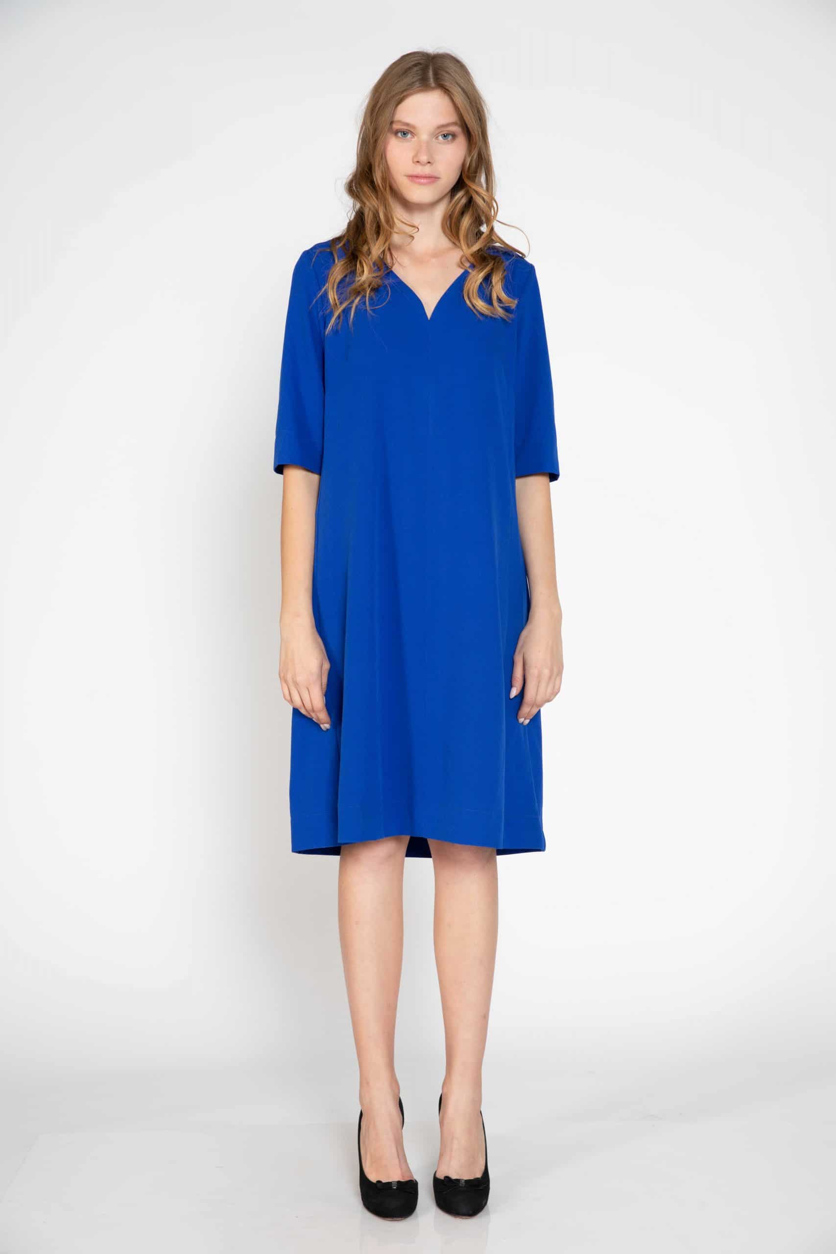 cobalt blue beach dress