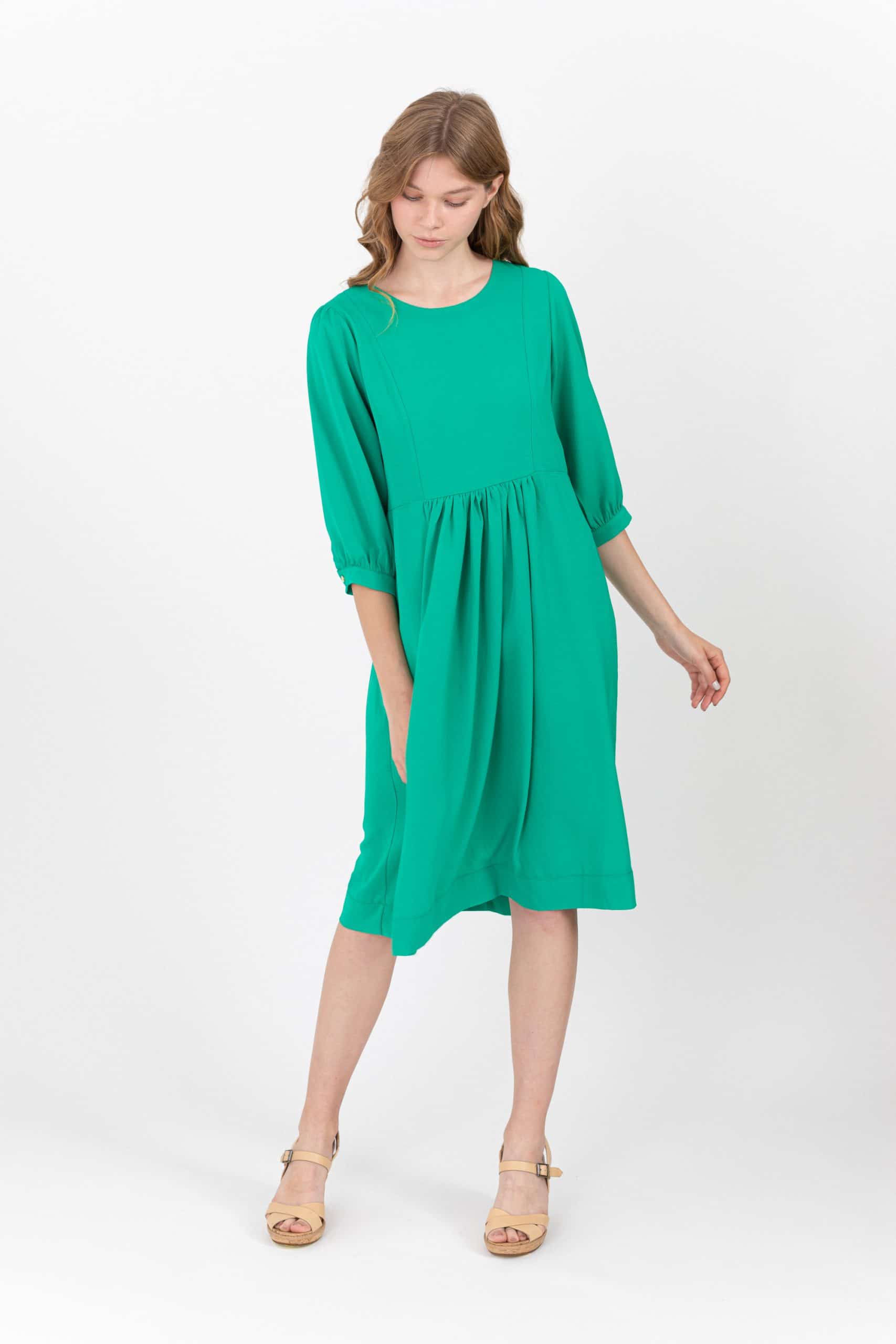 modest midi length dresses